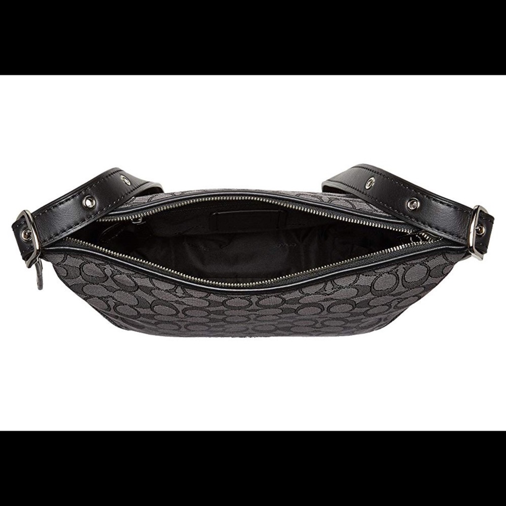 🌷COACH SMALL DUFFLETTE IN SIGNATURE BLACK-SMOKE - Picture 5 of 7